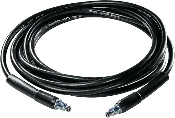 Bosch Home And Garden Hose High Pressure Hose for High Pressure Washers, Black