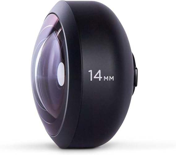 Moment 14mm Fisheye Lens T-Series Mobile Lens for iPhone, Pixel & Galaxy Super Wide 200 FOV [T-Series]