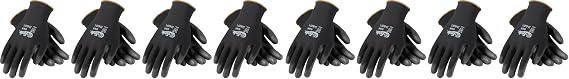 G-Tek ONX 33-B125/XL Seamless Knit Nylon Glove with Polyurethane Coated Smooth Grip on Palm and Fingers