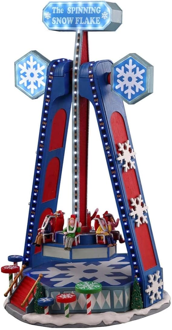 Lemax Carnival-Sights & Sounds: The Spinning Snowflake-(04737-UK), Multi-Colour