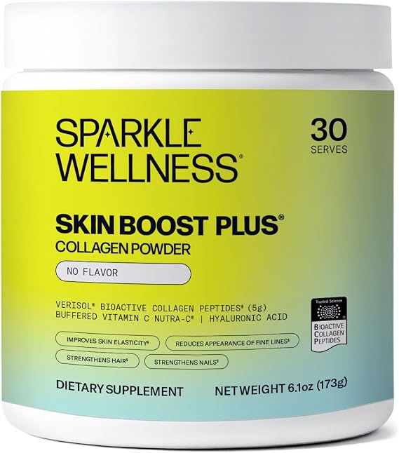 Sparkle Wellness Skin Boost Plus VERISOL Collagen Peptides (No Flavor)