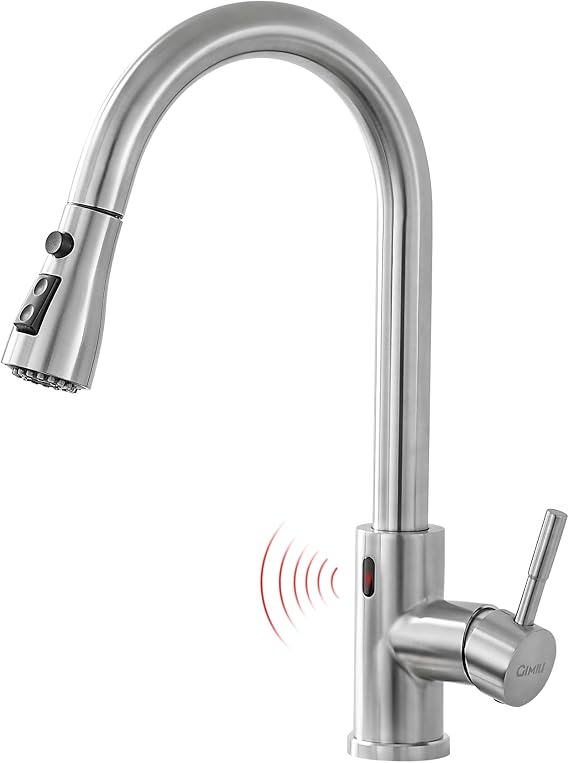 GIMILI Touchless Kitchen Faucet with Pull Down Sprayer