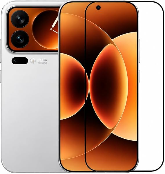 Coverzone Xiaomi 17 Pro Max ile Uyumlu 9H Temperli Full Ekran Antistatic Çerçeveli Ekran Koruyucu Cam Mi 17 Pro Max için Ekran Koruma Camı Diamond Glass