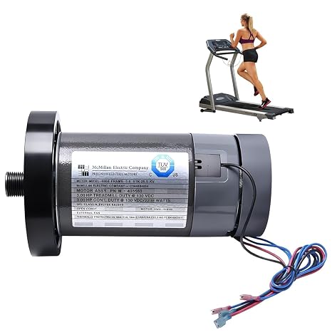 Treadmill Motor with Flywheel, M-405560 130V 3.0HP DC 2238W, Treadmill DC Drive Motor Replacement forNordicTrack C 990/C 900 I forProForm Performance 800I/THINELINE PRODESK/Power 795