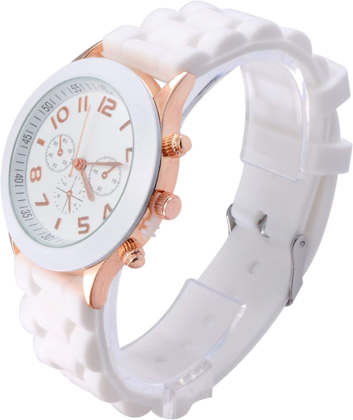 Unisex Silicone Band LED Luminous Colorful Lights Analog Quartz Casual Watches Jelly Color Dress Wrist Watches
