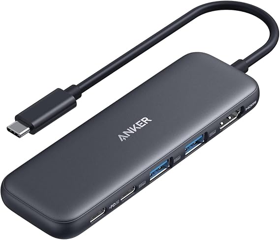 Anker USB-C Hub, 5-in-1 USBC to HDMI Hub with 4K Display, 85W Max PD