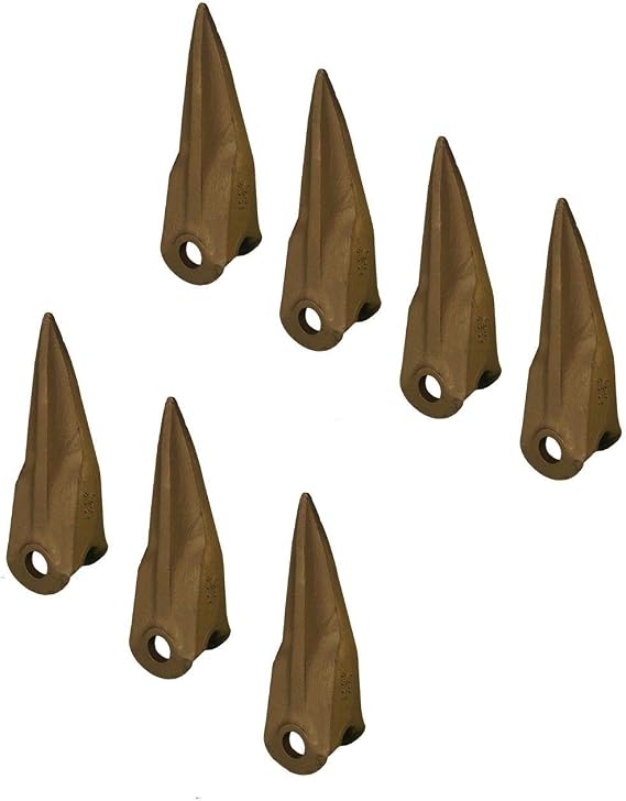 7 - fits Ford, New Holland Style Tiger Rock Bucket Tooth - 555T, 366330T