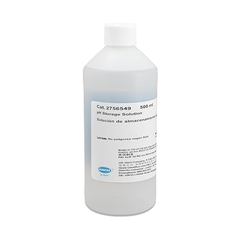 Hach pH Electrode Storage Solution, 500 mL, 2756549