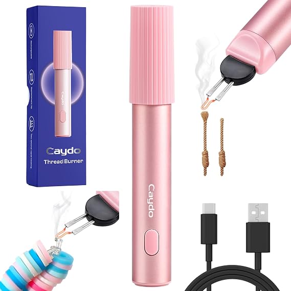 Caydo Rechargeable Thread Burner Tool | Threads Zapper for Jewelry Making, Bead Weaving, Bracelet Making, Leather Craft