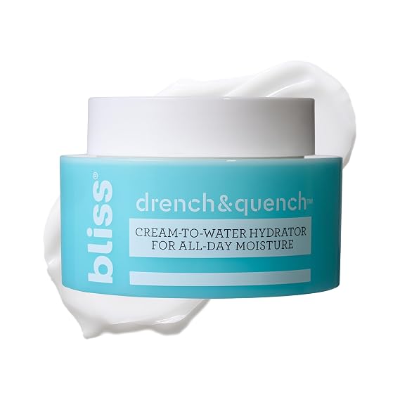 Bliss Drench & Quench Hyaluronic Acid Face Moisturizer - 1 Fl Oz - Skincare