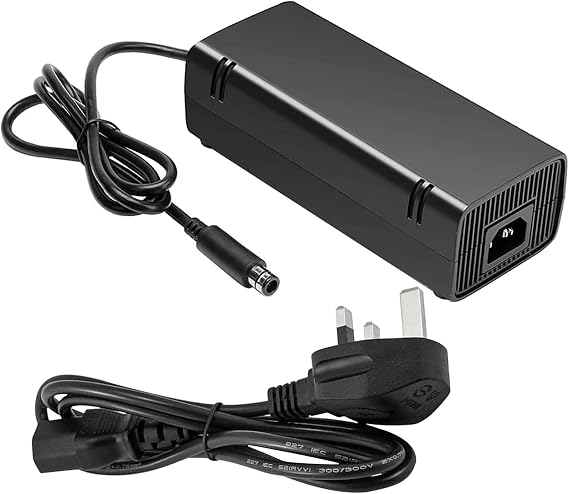 Home Wall AC Power Adapter for Xbox 360 E,Replacement Charger Cord with LED Indicator, 12V 9.6A 115W, Compatible with Microsoft Xbox 360 E Systems