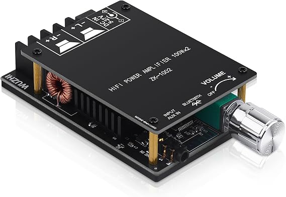 ZK-1002 Bluetooth 5.0 Audio Amplifier Board, 100W x 2 2.0 Channel Mini Amp