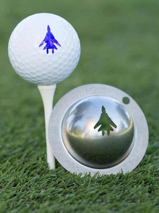 Tin Cup Golf Ball Custom Marker Alignment Tool (Top Gun)