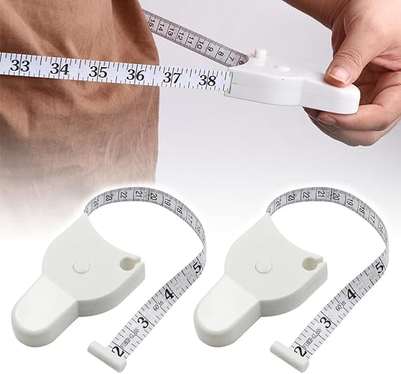 Current Bazaar 2 Practical Body Measurement Tapes, Environmental measurement, Fitness Measurement Mezura, Arm, Leg, Wrist, Waist, Hip, Chest Surroundings (150 cm)