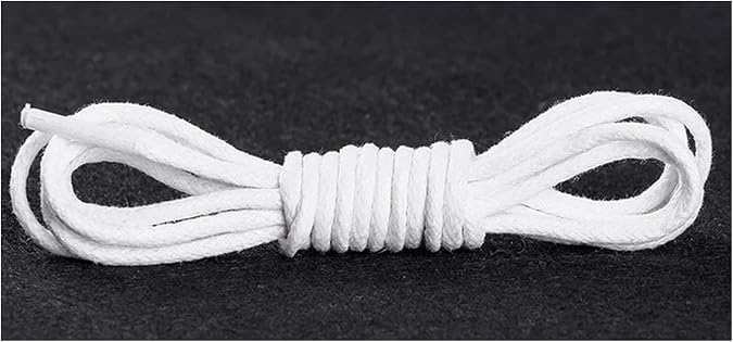1 Pair Leather Shoelaces Cotton Body Round Shoeleaces Shoeles Boots Shoelaces Waterproof Shoeleaces