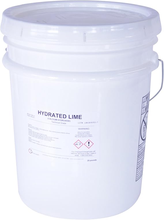Hydrated Lime (Technical Grade) (25 Pounds)