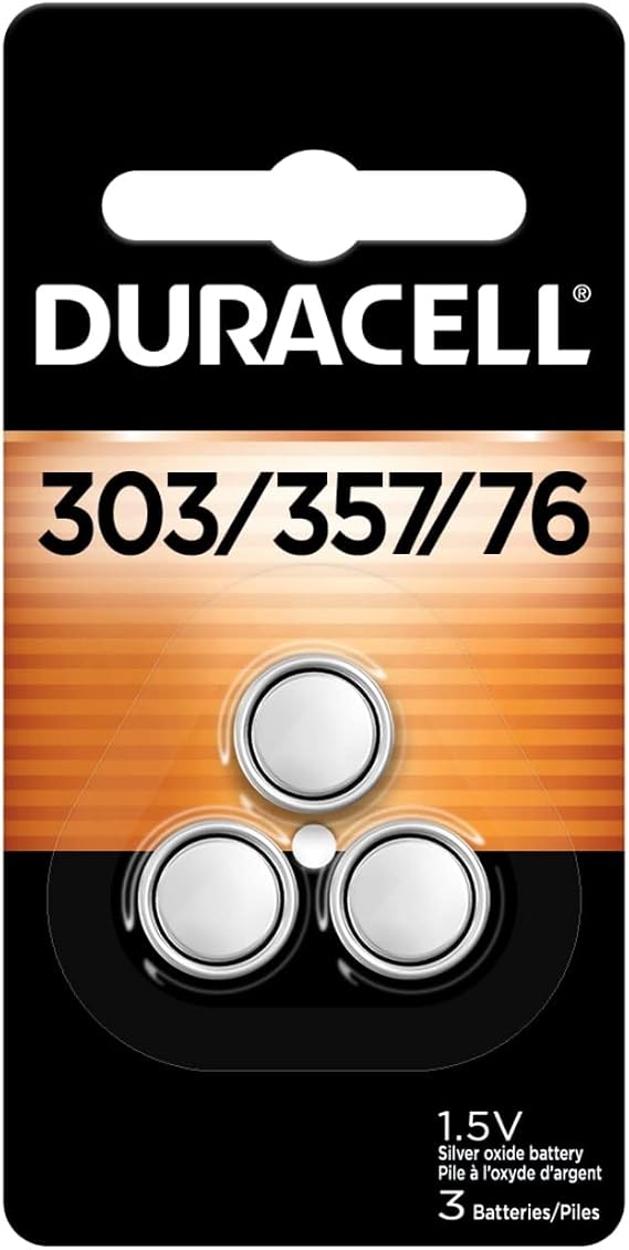 Duracell DURA3PK 1.5V 303Battery, 3 Count (Pack of 1)