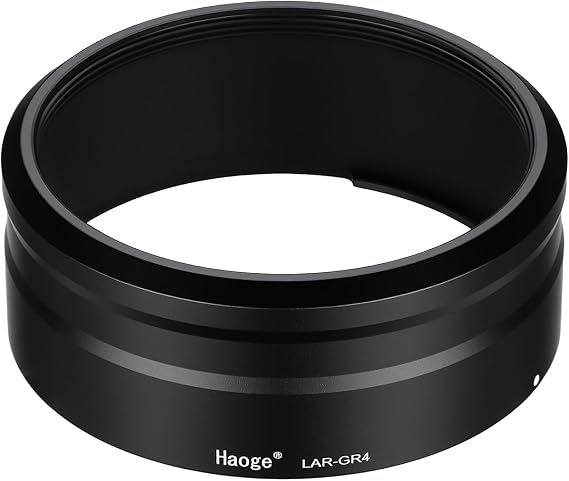 Haoge 49mm UV Filter Adapter Tube Ring for RICOH GR IV gr4 Digital Compact Camera Lens for GT-2 GW4 Wide Conversion Lens Replaces GA-3,LAR-GR4