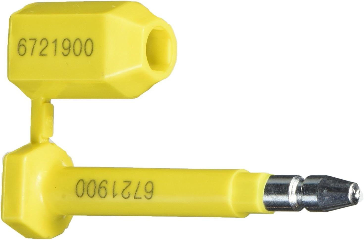 Duebass Cargo Container Truck Trailer Bolt Seal Yellow Pack of 50