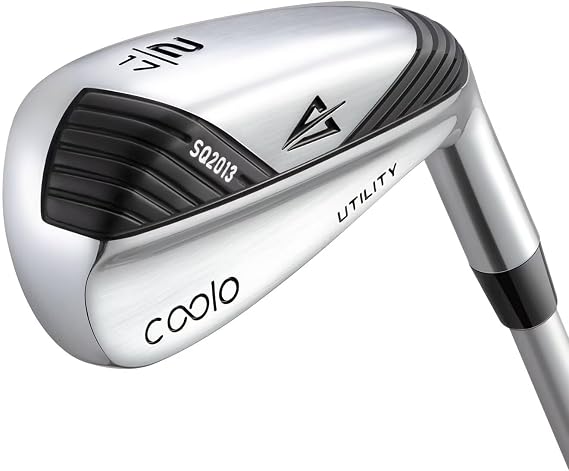 COOLO Graphite Golf Driving Iron for Average Golfers, More Control Off The Tee, Individual 1/2/3/4 Utility Iron, Men Right&Left Handed.