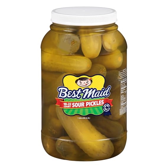 Best Maid Sour Pickles 1 Gal 18-22 count