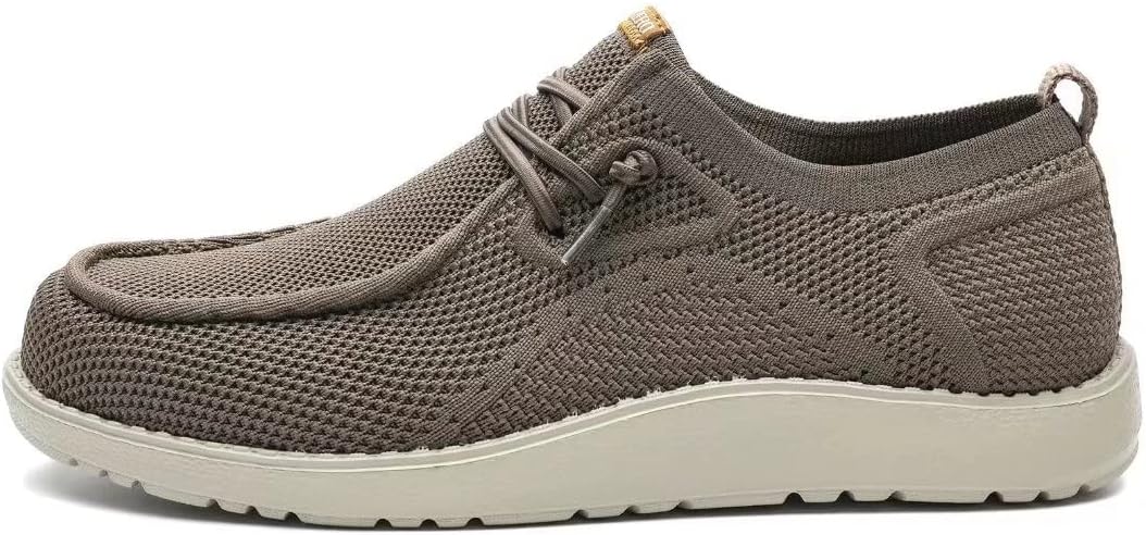 1TAZERO Men's Wide Slip On Shoes Casual Loafers Arch Support Comfort