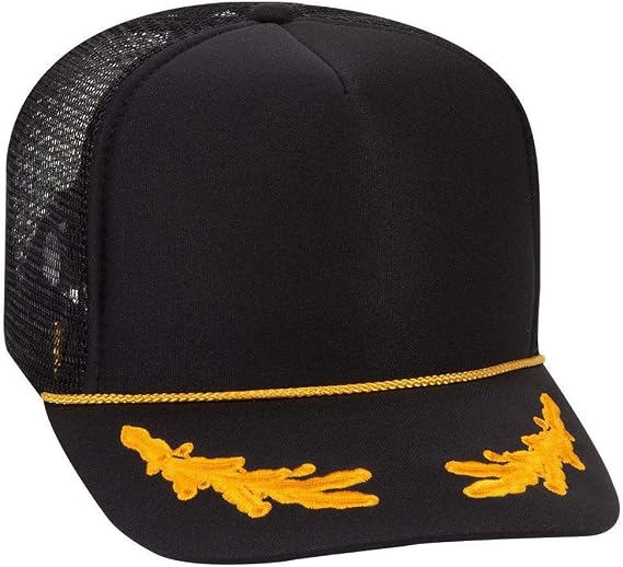 OTTO Polyester Foam Front 5 Panel High Crown Mesh Back Trucker Hat
