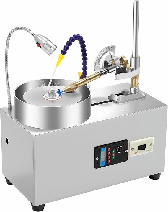 Gemstone Jewel Processing Angle Machine, Gem Faceting Machine Jade Grinding Polishing Machine, Rock Jewel Angle Polisher Jewel Crystal Angle Milling Polishing Machine