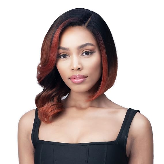 Bobbi Boss 4.5" HD Deep Lace Part Medifresh Synthetic Lace Front Wig MLF546 COBALT (TTL4/BLOND)