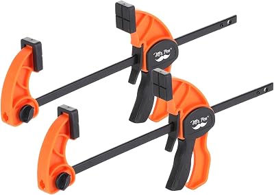 Mr. Pen- Bar Clamps for Woodworking, 6, 2 Pack, Orange, Quick Grip Clamps for Woodworking