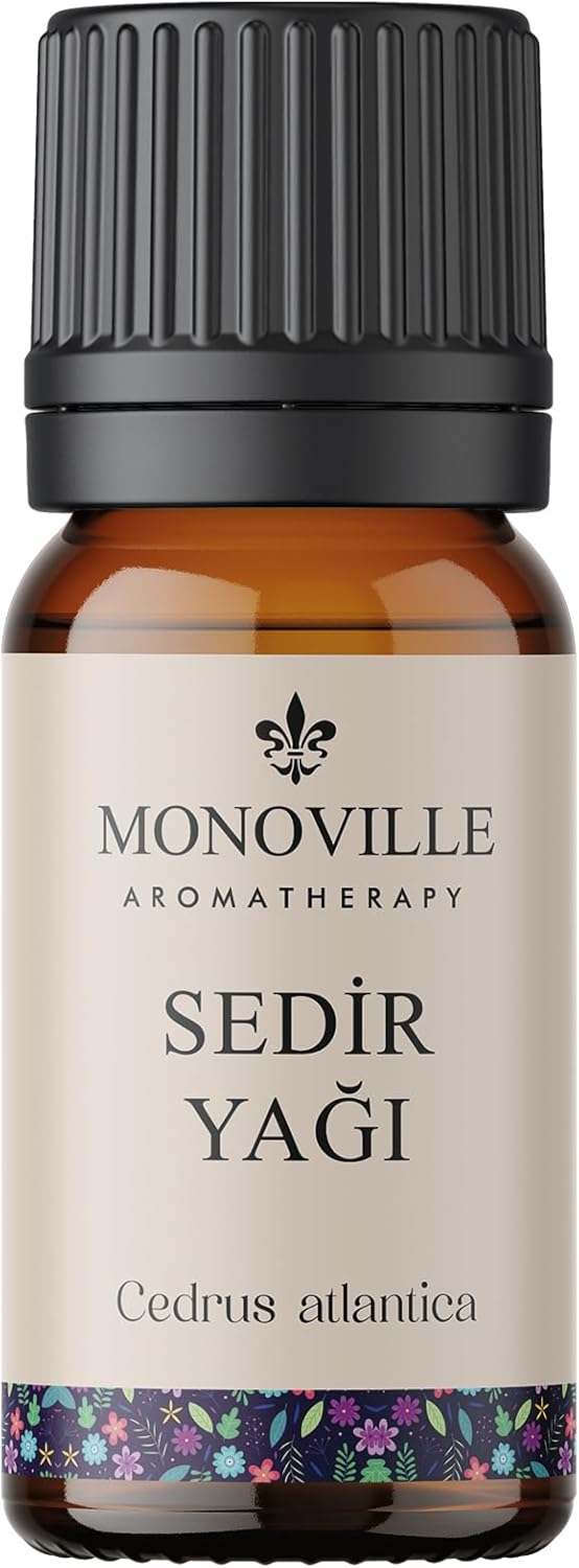Monoville Cedar Essential Oil 10 ml 100% Pure and Natural Cedarwood Essential Oil