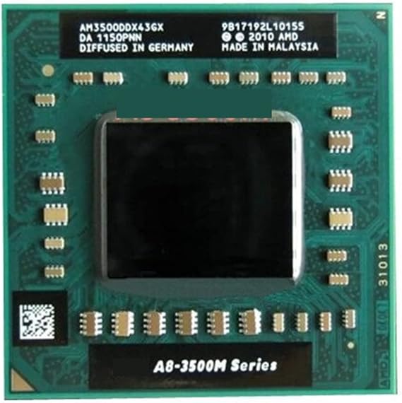 CPU Original Quad-Core A8-3500M 1.5Ghz Socket FS1 A8 3500M AM3500DDX43GX A8-Series Notebook APU Notebooks Laptop Processing Unit