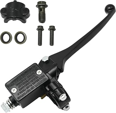 UOIENRT 78 Right Brake Master Cylinder Brake Lever Replacement for Taotao Sunl 50cc 110cc 125cc, Roketa, Baja, Kazuma, Sunl, SSR, Coolster, ATV Dirt Bike 8mm Mirror Mounting Hole