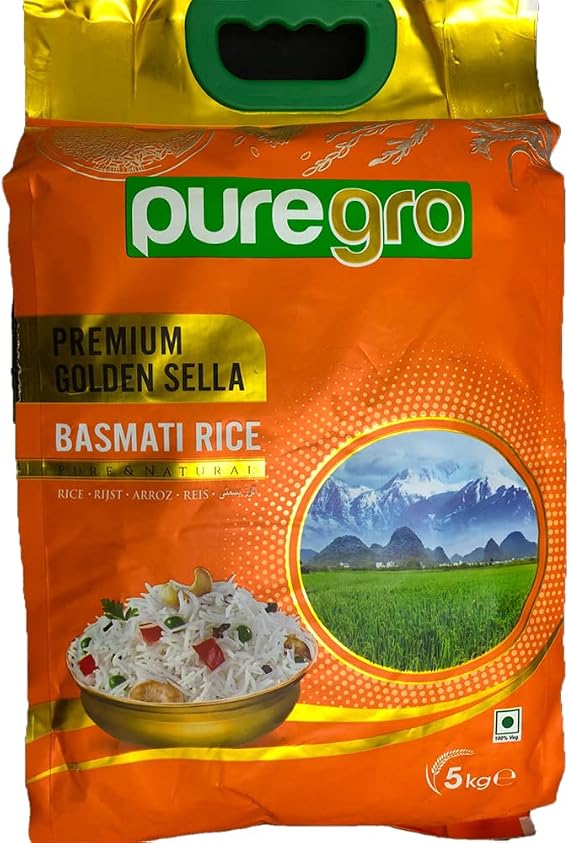 Puregro Premium Golden Sella Basmati Rice 5kg