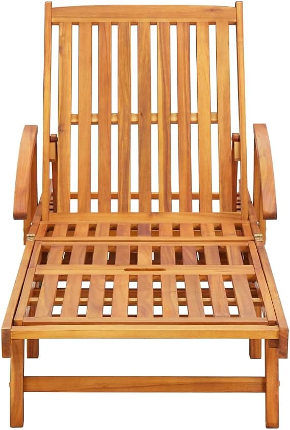 Sun Loungers 2 pcs with Cushions,Lounge Chair,Patio Lounge Chair,Pool Chairs,Outdoor Chaise,Garden Lounger,Pool Furniture, for Poolside, Deck, Backyard, Solid Acacia Wood