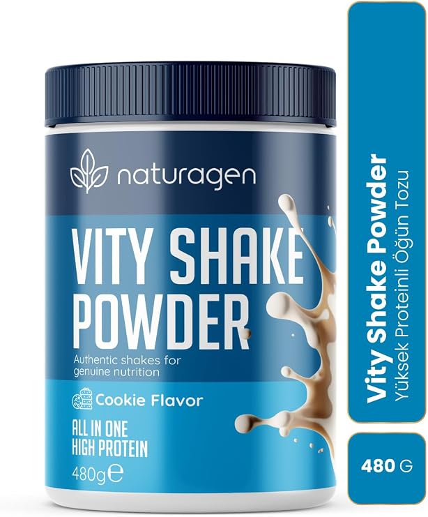 Naturagen Vity Shake Powder 480g Biscuit Flavored