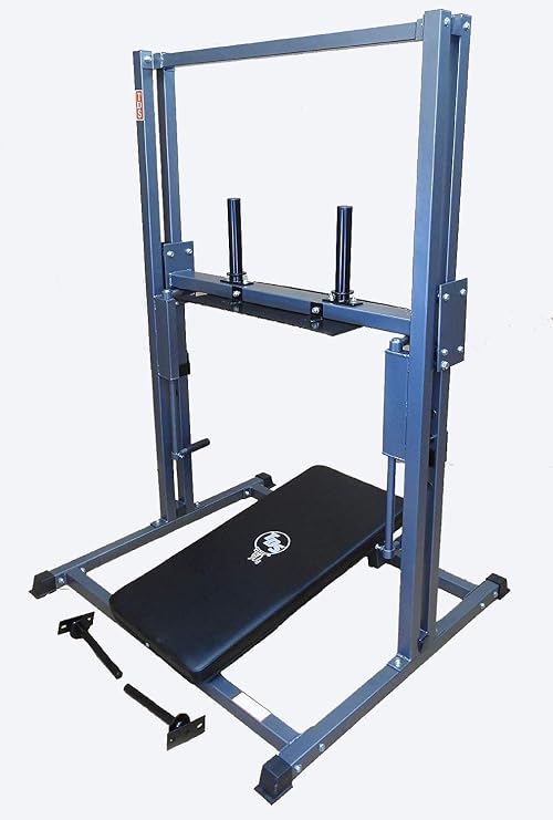 Vertical Premier Leg Press Mc. Great for Flexibility/Strength of low back, Glutes, hamstrings & calve Raises. Carriage mounted on 8 HD rollers.