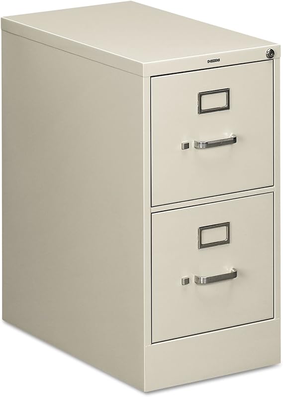 Hon 512PQ Two-Drawer Full-Suspension File, Letter Size, 15w x 29h x 25d, Gray