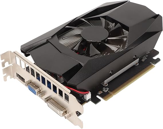 Socobeta 4GB GDDR5 Graphics Card,128bit 650MHz Core Frequency 900MHz Memory Frequency PCI Express X16 2.1, with Cooling Fan for HD7670