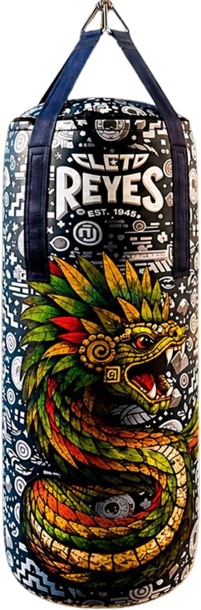 CLETO REYES Quetzalcoatl Dual Vision Heavy Punching Bag, Synthetic Leather