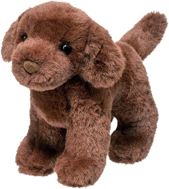 Douglas Sylvia Chocolate Lab Dog Plush Stuffed Animal | 10-inch Long