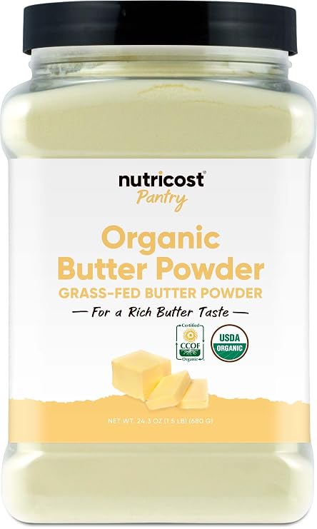 Nutricost Organic Grass-Fed Butter Powder (1.5 LB)
