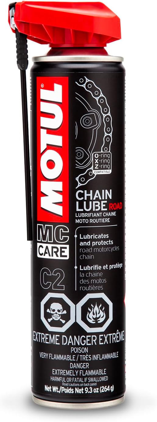 Motul 103244 Set of 4 C2 Chain Lube Road 9.3-Ounce Cans