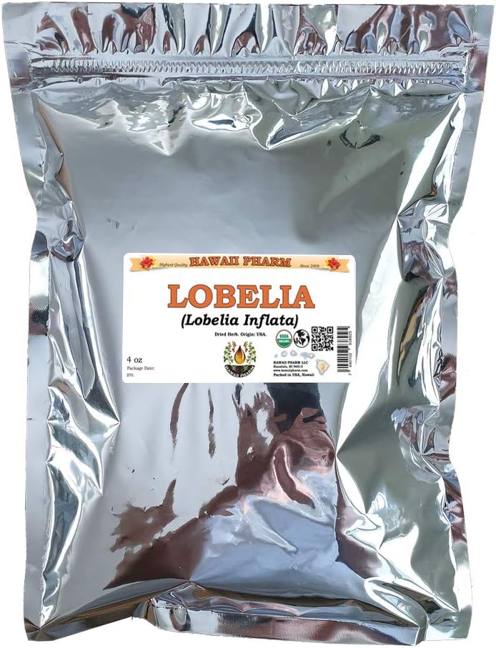 Certified Organic Lobelia Lobelia Inflata Dried Herb