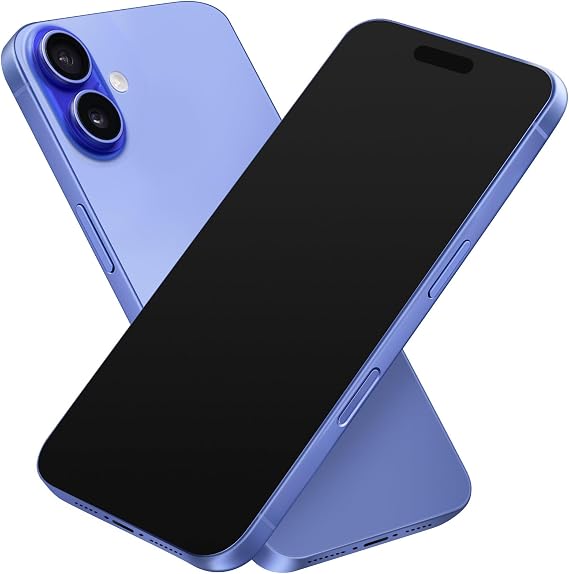 Fake Phone Dummy PropPhone, BlackScreen Decoy PhonePear PhoneNon-Working Phone16 16Pro Max for Kid Play, DisplayPhone Look Like Real Phonepro max16 (16,Ultramarine,Black Screen)