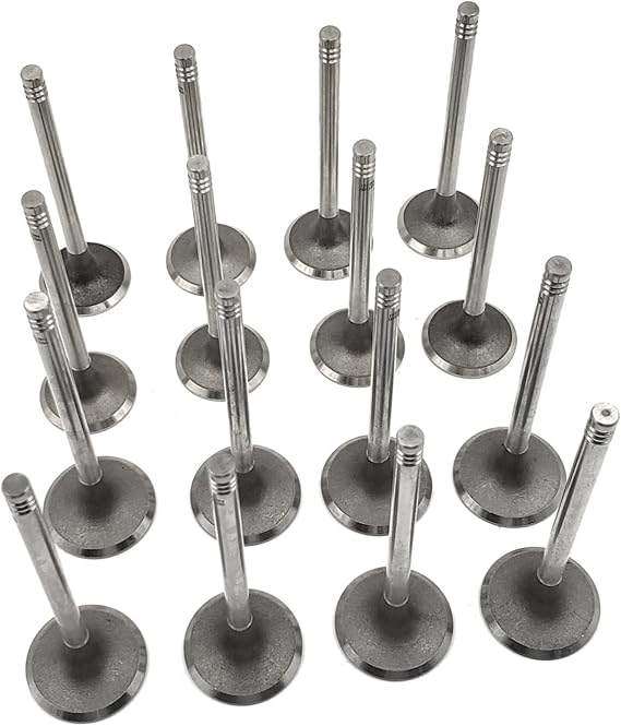 16PCS Exhaust Valve Kit For 1999 2000 2001 2002 2003 2004 Isuzu Amigo Rodeo Suzuki Forenza Chevy Optra Daewoo Leganza Nubira 90412277 90410813