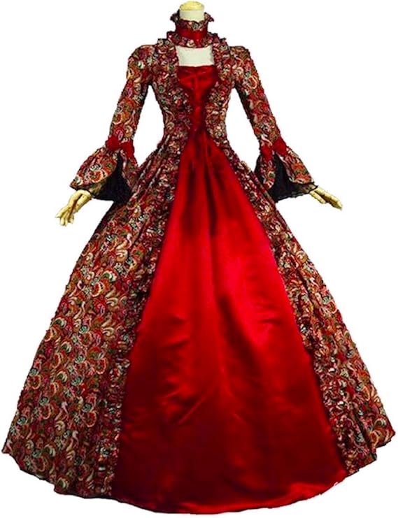 Women's Victorian Rococo Dress Inspiration Maiden Costume Marie Antoinette Ball Gown