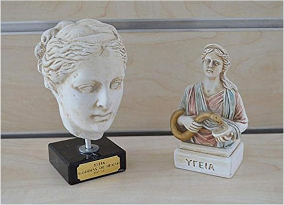 Estia Creations Hygieia Head and Bust Sculpture Set Artifacts