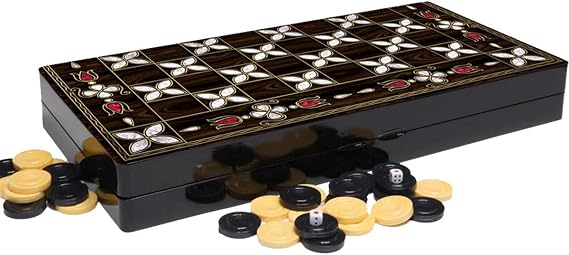 Yenigün Classic Wooden Backgammon Antep Large Size