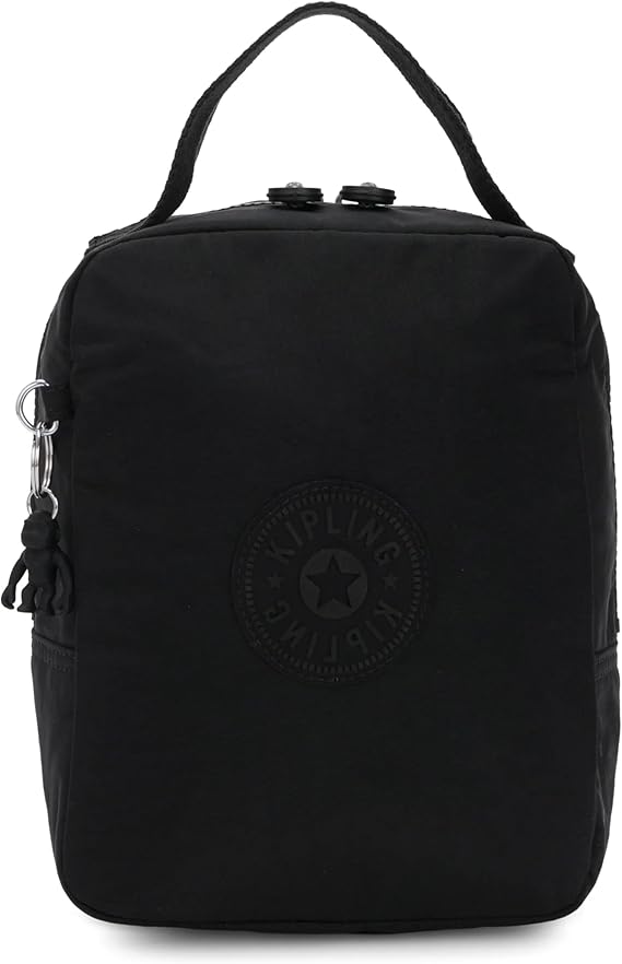 Kipling Womens Women's Lyla Bag, Insulated Reusable Tote, Tote Lunch Bag, True Black, Lunch Tote US